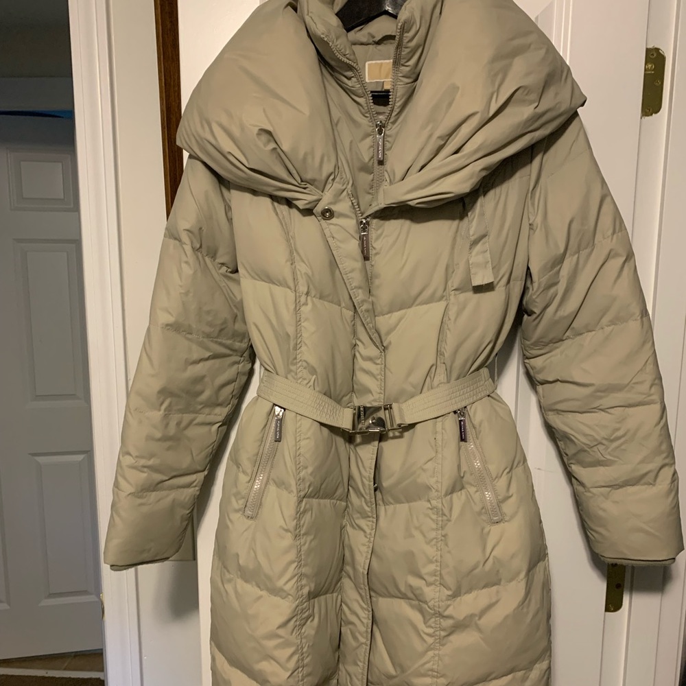 Gorgeous Michael Kors winter coat with oversized hood.